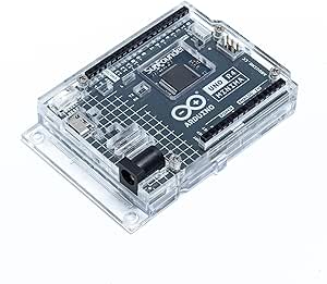 SunFounder Transparent Acrylic Case Compatible with Arduino UNO R4 Minima (Original Bottom Case NOT Included)