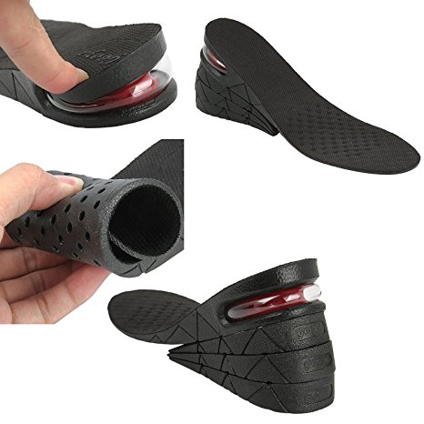 CrazyGadget® Height Increase Shoe Boots Trainers Insoles Heel Lift Cushion Taller Insert Air Pad (1 Pair)