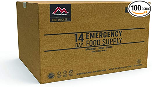 Mountain House 14 Day Emergency Food Supply Freeze Dried Survival & Emergency Food 84 Servings