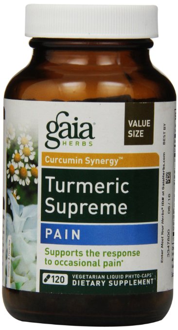 Gaia Herbs Turmeric Supreme Pain, 120 Count