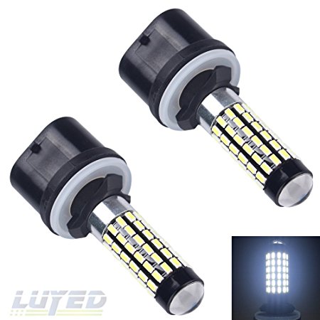 LUYED 2 X 900 Lumens Super Bright 3014 78-EX Chipsets 880 886 890 892 Led Bulb Used For DRL or Fog Lights,Xenon White