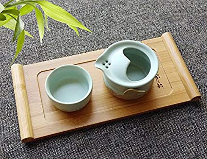 B&S FEEL Small Bamboo Tea Tray