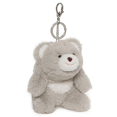 GUND 4061322 Snuffles Teddy Bear Stuffed Animal Plush Keychain, 5”, Gray