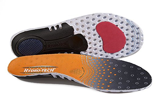 Pro11 Hydro-Tech Sports Orthotic Insoles with Dual layer Impact shell absorber and Metatarsal Support System