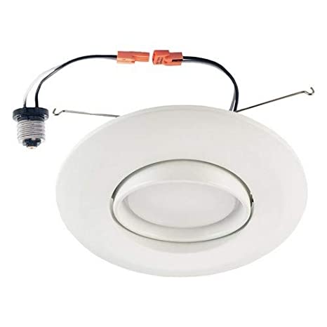 Morris Products LED Gimbal Recessed Lighting Retrofit Kit – for Recessed Downlighting, Alternative to Incandescent Lights – Energy Efficient, Dimmable - Gimbal Bezel, 4000K, 15Watts, 5” & 6”