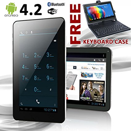 Phablet 7" Android 4.0 GSM Tablet Phone - GSM Unlocked - Keyboard Case Bundled