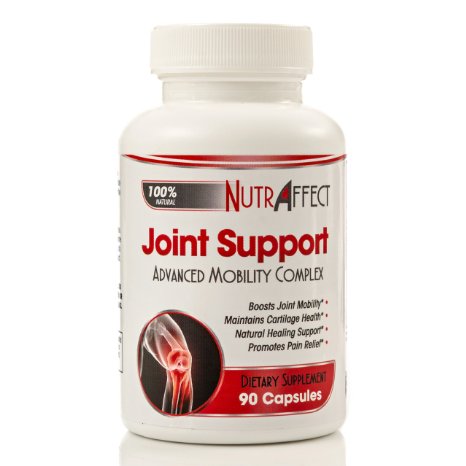Glucosamine Chondroitin Joint Support Complex with Boswellia Extract, Turmeric, MSM, Quercetin & Bromelain - Health Supplements (90 Capsules)