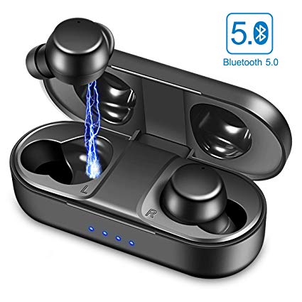 Wireless Earbuds, 3D Stereo Sound Wireless Headphones, Bluetooth 5.0 Wireless Sport Earbud with Noise Cancelling Headsets, Bluetooth Earbuds