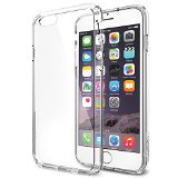 iPhone 6 Case Spigen AIR CUSHION Bumper Ultra Hybrid Series Crystal Clear Air Cushion Technology Bumper Case with Clear Back Panel for iPhone 6 2014 - Crystal Clear SGP10954