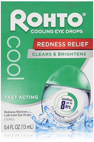 Rohto Cool Redness Relief Eye Drops 0.4 Fl Oz