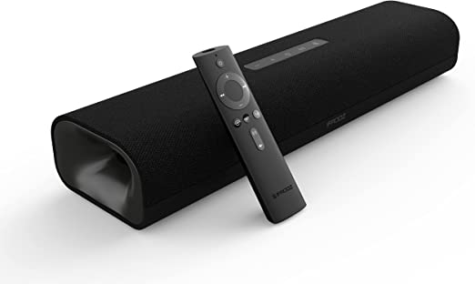 iFrogz VoiceBoost Soundbar 2.0 | 18” Soundbar and Remote with Dialogue Enhancement Technology | Optical, Aux, Bluetooth or USB Connection