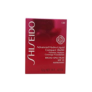 Shiseido SPF 15 Advanced Hydro-Liquid Compact Refill, Natural Light Ivory, 0.42 Ounce