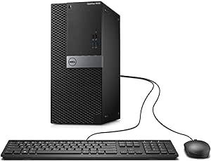 Dell OptiPlex 7050 MT Intel Core i5-7500 3.2 GHz, 16GB RAM, 256GB SSD,Built-in WiFi 6,DVD,HDMI,Keyboard & Mouse Windows 10 Pro(Renewed)