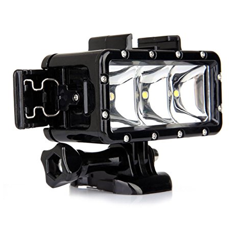 Lightdow Waterproof Underwater Diving LED Video Light for LD4000 LD6000 LD 4K Gopro Hero 1 2 3 3  4 SJCAM SJ4000 SJ6000