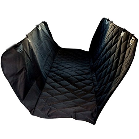 Vastar Waterproof Premium Dog Seat Cover with Hammock Feature for Cars Trucks and SUVs - Non Slip Backing