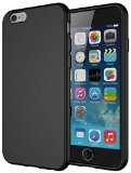 iPhone 6 Case Diztronic Full Matte Soft Touch Flexible TPU Case for Apple iPhone 6 and 6S 47 - Black - IP6-FM-BLK