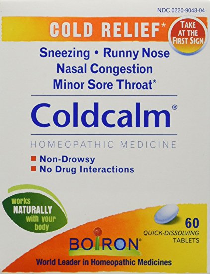 Boiron Coldcalm Tablets, 60 Count