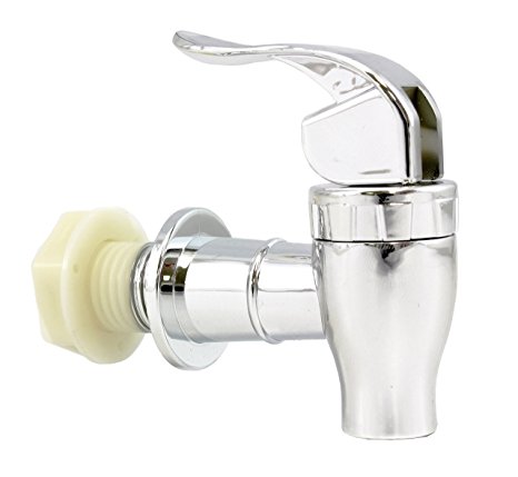 Push Style Spigot for Beverage Dispenser Carafe, Replacement Lever Pour Spout for Beverage Dispenser