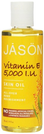 Jason Vitamin E 5,000 IU All-Over Body Nourishment Oil, 4 Fluid Ounce