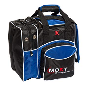 Moxy Deluxe Single Tote Bowling Bag- Royal/Black