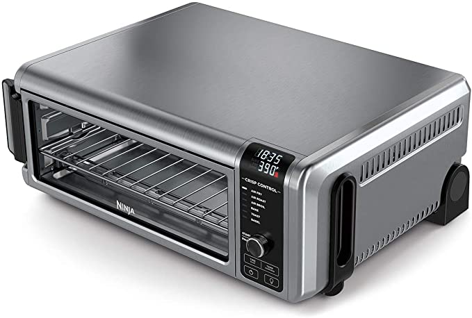 Ninja Foodi Mini Oven [SP101UK] 8-in-1 Flip Mini Oven, Air Fry, Bake, Grill, Silver