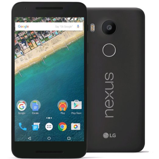 LG Nexus 5X Unlocked Smart Phone 52 Carbon Black 32GB Storage US Warranty