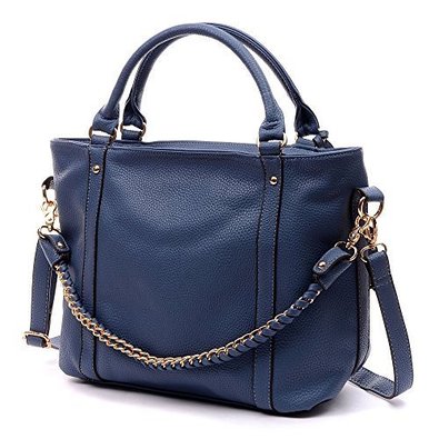 YOUNA Vintage Pu Leather Top-handle Handbag For Women