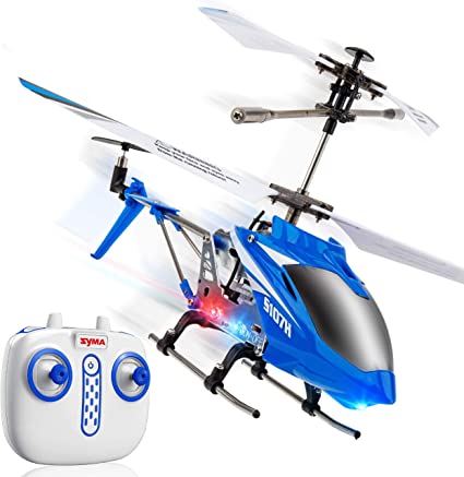 Syma Wind Hawk Remote Control Helicopter - Indoor RC Helicopter for Adults, Flying Toys for Kids w/ Altitude Hold (Blue)