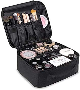 TOPSEFU Professhional large make up Bag makeup case Waterproof Detachable Makeup Organizer Toiletry Cosmetic Bag for Men Women