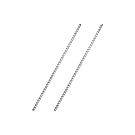 uxcell 2.5mm x 150mm 304 Stainless Steel Solid Round Rod for DIY Craft - 2pcs