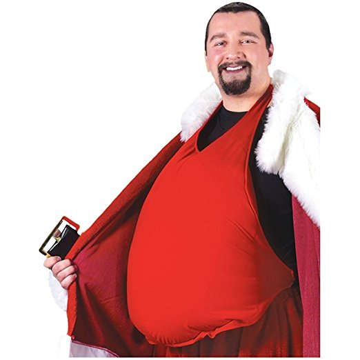 Fun World/Holiday Times - Men's Santa Belly