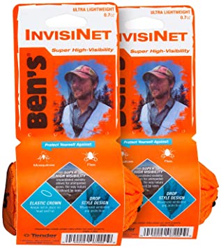 Ben's InvisiNet Bug Repellent Head Net (Pack of 2)