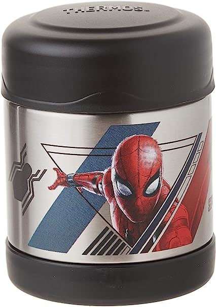 Thermos Funtainer 10 Ounce Food Jar (Spiderman Black)