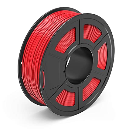 TECBEARS PLA 3D Printer Filament 1.75mm Red, Dimensional Accuracy  /- 0.02 mm, 1 Kg Spool, Pack of 1
