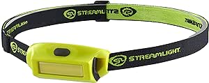 Streamlight, Bandit Pro Ultra Compact Low Profile Headlamp, USB Rechargeable, Yellow, Clam Package