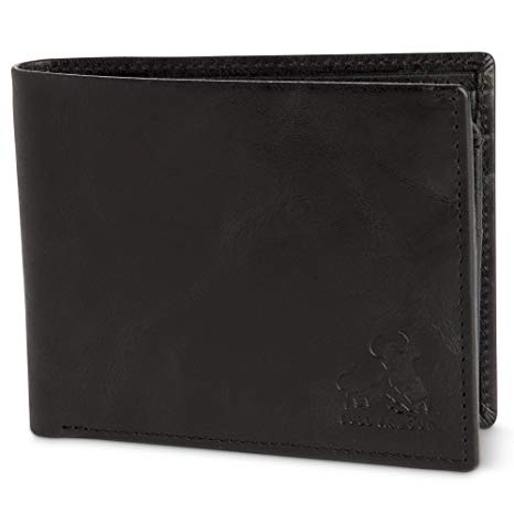 Bull Armour RFID Blocking Bifold Wallet For Men Soft Genuine Vintage Leather