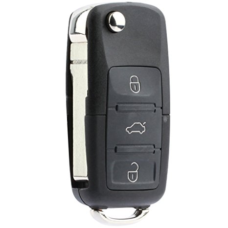 USARemote Replacement Keyless Entry Remote Flip Key Fob for HLO1J0959753AM