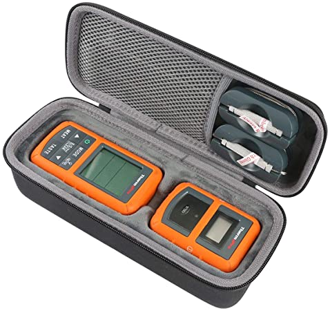 co2CREA Hard Travel Case for ThermoPro TP20/TP-08/TP-07 Wireless Remote Digital Cooking Food Meat Thermometer (Black Case with Vertical)