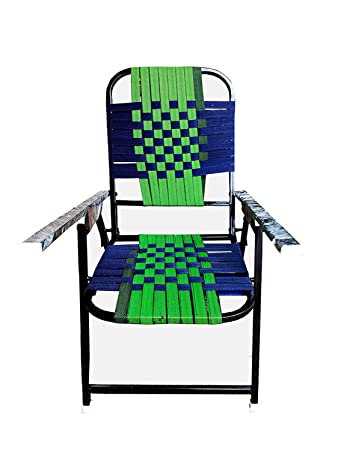 Lion Industries Work from Home (WFH) & Study from Home (SFH) Folding Chair with Strong Square Handle   Free 6mm pad for Laptop and Reading