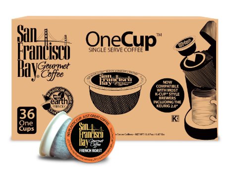 San Francisco Bay OneCup Single Serve, French Roast, 36 Count