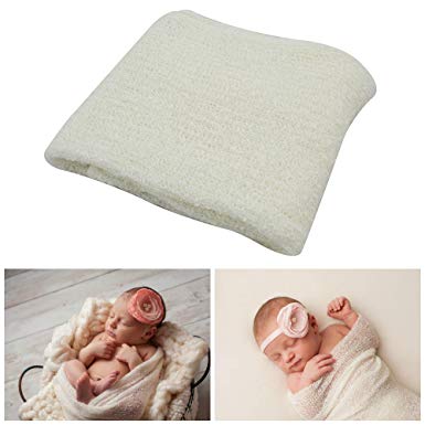 JLIKA Newborn Photography Props Baby Photo Prop Stretch Wrap - 28 Colors to Choose from