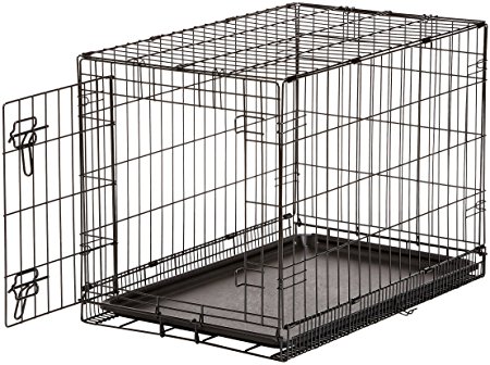 AmazonBasics Folding Metal Dog Crate