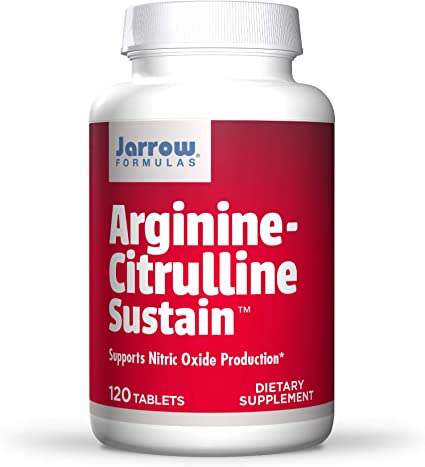 Jarrow Formulas Arginine-Citrulline Sustain, 120 Tabs