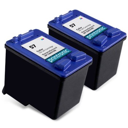 Printronic Remanufactured Ink Cartridge Replacement for HP 57 C6657AN 2 Color