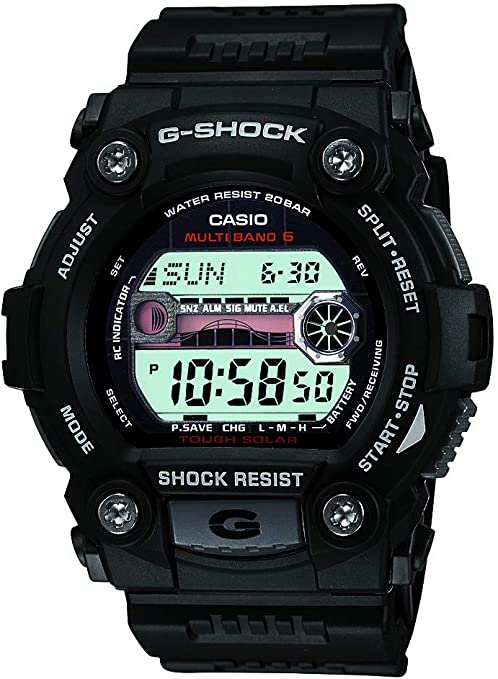 Casio Men's GW-7900-1CR G-Shock Digital Display Quartz Black Watch, Black, Chronograph,Digital