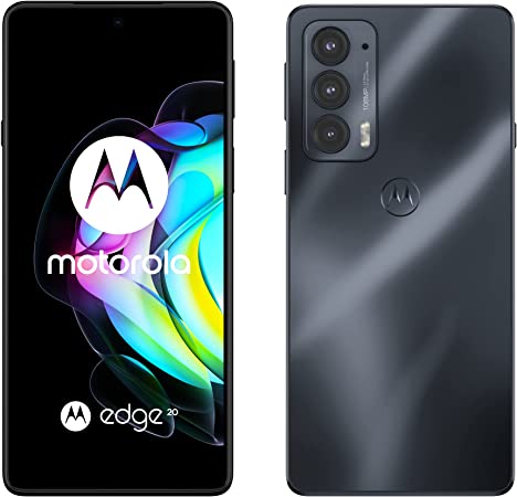 Motorola Edge 20 (6.7 Inch 144 Hz HDR10  OLED, Qualcomm Snapdragon 778G, TurboPower, 108 MP Camera, 4000 mAH Battery, Dual SIM, 128 GB, Android 11), Frosted Grey