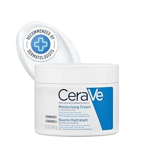 CeraVe Moisturizing Cream For Dry To Very Dry Skin (340gm) - Formulated with 3 Essential Ceramides And Hyaluronic Acid | Non-Comedogenic Moisturizer For Face