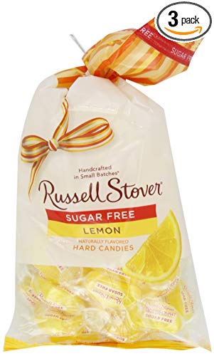 Russell Stover Sugar Free Lemon Hard Candies, 12-Ounce Bags (Pack of 3)
