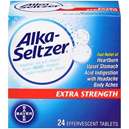Alka-seltzer Extra Strength, 24-Count
