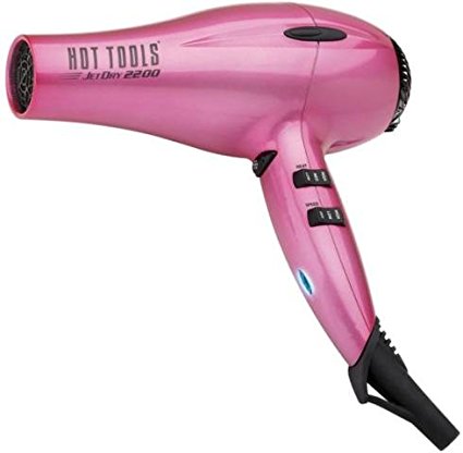 Hot Tools Professional Jet Dry 2200 Hair Dryer, Pink Titanium